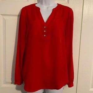 Express Red relaxed blouse